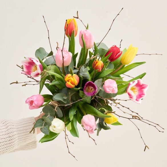 De farverige tulipaner